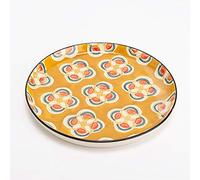 Assiette plate Imany jaune 26 cm - 5 dont 1 offerte (lot de 6) - - Jaune - Grès