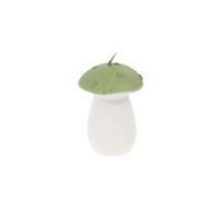 Bougie champignon vert 8,5 cm (lot de 4)