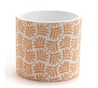 Cache pot Mimosa petit modèle - - Orange - Pierre