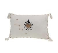 Amadeus Coussin décoratif rectangulaire - Blanc noir or