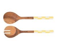 Amadeus - Couverts à salade - Lot de 2 - Agathe - Bois d'acacia - Marron Marron
