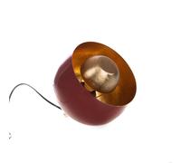 Amadeus Lampe à poser métal - Rouge et or