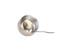 Amadeus Lampe à Poser en métal argenté Samuel 20.5 cm, Moyen