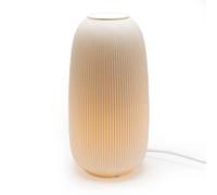 Amadeus lampe à poser striée - Blanc