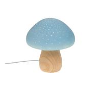 Amadeus – Lampe champignon TU – Porcelaine – Bleu