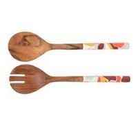 Amadeus - Lot de 2 couverts à salade Alexia - Bois d'acacia - Marron Marron