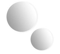 Amadeus Miroir rond moderne - Blanc