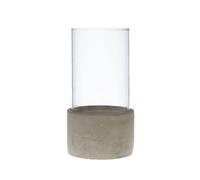 Amadeus Photophore Pierre Tube - 11,5x11,5x21,5 cm - Transparent