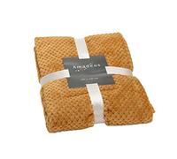 Amadeus – Plaid Damier – 130x170 cm – Camel – Polyester