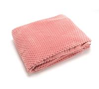 Amadeus – Plaid Damier 130x170 cm – Polyester – Rose