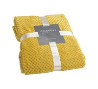 Amadeus Plaid Moutarde Damier 130x170 cm
