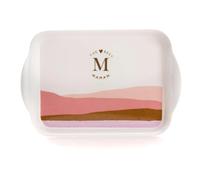 Amadeus Plateau de service rectangulaire - Blanc et rose
