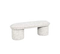 Amadeus Pouf rectangulaire - Beige