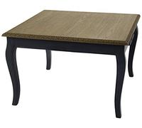 Hellin table basse carrée en chêne - Bleu