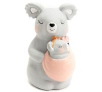 Tirelire koala et son bébé - - Gris - Résine