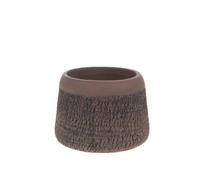 Amadeus Vase décoratif rond - Marron