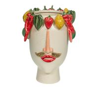 Amadeus Vase décoratif visage - Crème