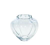 Amadeus Vase en verre rond - Bleu clair