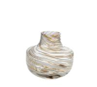 Amadeus Vase en verre rond - Transparent