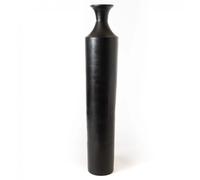 Amadeus Vase haut en métal - Noir