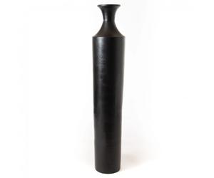 Amadeus Vase haut en métal - Noir