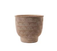 Amadeus Vase décoratif rond - Marron