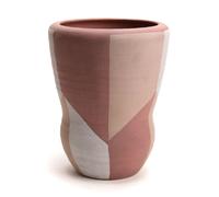 Amadeus Vase rond céramique - Marron terracotta