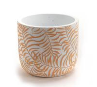 Amadeus vase rond décoratif - Jaune