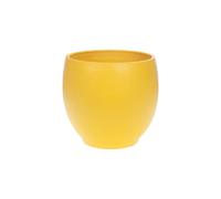 Amadeus Vase rond en céramique - Jaune