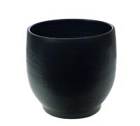 Amadeus Vase rond en céramique - Noir
