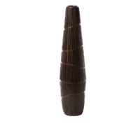 Amadeus Vase rond en résine - Marron