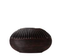 Amadeus Vase rond en résine - Marron
