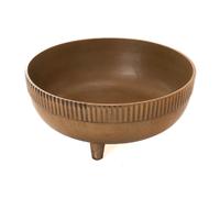 Amadeus Vase rond métal - Marron
