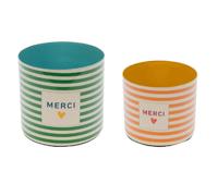 Amadeus Vase rond métal - Vert