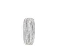 Amadeus Vase rond résine - Blanc