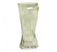 Amadeus Vase sablier en verre - Vert kaki