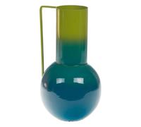Amadeus Vase Zélie métal - Vert émeraude