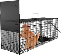 Amagabeli Piège animalier vivant 78x26x29cm comme grand piège à martre Pour chat, renard, rat