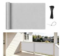 Amagenix Brise Vue Balcon 1x5m Imperméable Coupe-Vent, Protection UV | Cache Vue Balcon avec Cable Ties pour Exterieur Terrasse, Clôture, Patio