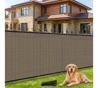 Amagenix Brise-vue occultant extérieur 1x20m Marron | Brise-vue jardin résistant aux déchirures, anti-UV et résistant au vent pour grillage, terrasse et balcon