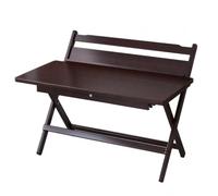 Amagogo Bureau Pliable avec Tiroir Morne | Compact, Bureau Pliable avec Bibliothèque, Robuste, Table Travail, pr Chambre, travailleurs à distance