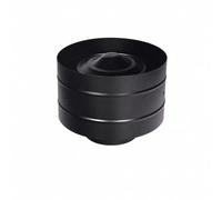 Amagogo Chapeau Anti-Pluie Cheminée à Bois en Acier Inoxydable Chapeau Cheminée Corps Cylindrique Dôme Faible Hauteur