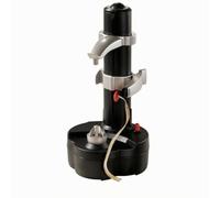 Amagogo Éplucheur Électrique Robuste | pièce tranchante Métallique Intégrée, Polyvalent, Machine à Éplucher les fruits ronds, pr Cuisine, Préparation des Repas, Noir