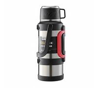 Amagogo Gourde Isotherme Inox Bouteille Thermique Flasque Acier Inoxydable 316 Maintien Thermique Longue Durée Réservoir, Argent, Couleur Acier D Origine, 2000ml