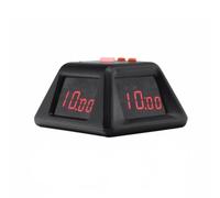 Amagogo Minuteur d'Échecs Électronique Minuterie Chronomètre Compte Écran 4 Chiffres Mode Minutes Secondes Commandes Intuitives Recharge USB Matériau Adapté, Noir, Style to 1