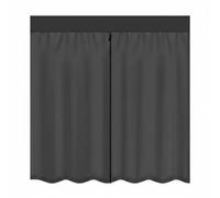 Amagogo Moustiquaire de Véhicule pour Porte Arrière Camping-Car Pare-moustiques Maille Fine Écran de Porte Rideau Anti-Insectes Ouverture Zippée Centrale Bas, Noir, 135cm X 145cm