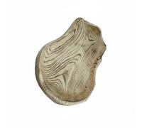 Amagogo Plateau Industriel Bois Service Décor Bol Rustique en Bois Sculpté Artisanalement pour Servir et Décorer Adapté à Café Table Basse Buffet Cuisine Salle à Manger, Cf19364