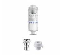 Amagogo Purificateur Industriel Filtre eau Préfiltre Réseau Sanitaire Anti-impuretés Tamis Observable Polypropylène et Coton PP sans Odeur Convient à Salle de, Ensemble Lave-linge
