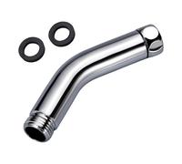 Amagogo Raccord Coudé pour Pommeau de Douche G1/2", Rallonge de Bras de Douche, Accessoire Universel Robuste G1/2", Femelle et Mâle, 135 Degrés, 11.2 Cm