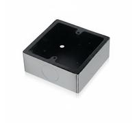 Amagogo Socle d'Interrupteur Mural Boîte Électrique Boîtier Encastré Coffret Apparent en Acier Inoxydable Brossé avec Espace de, Boîte De 86 86 33MM Avec Orifice D Entrée De 25MM